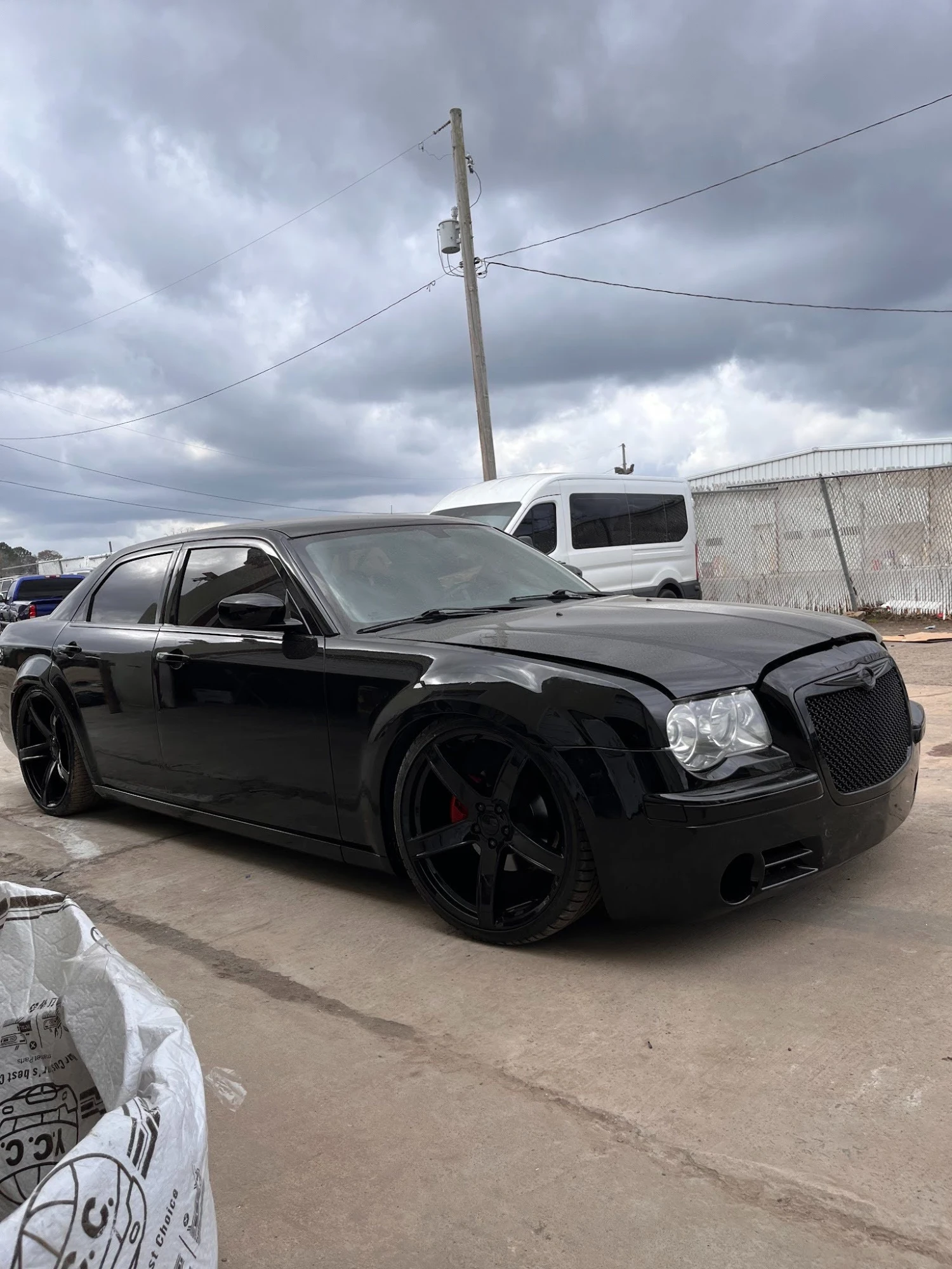 Black Chrysler 300