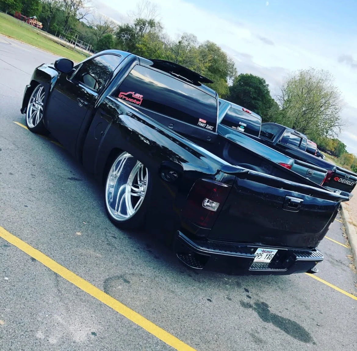 Blue SS Silverado